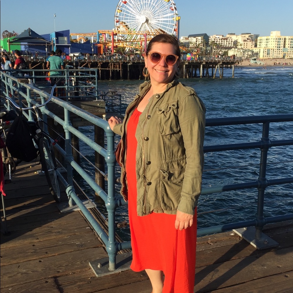 Free People Olive Green Field Jacket